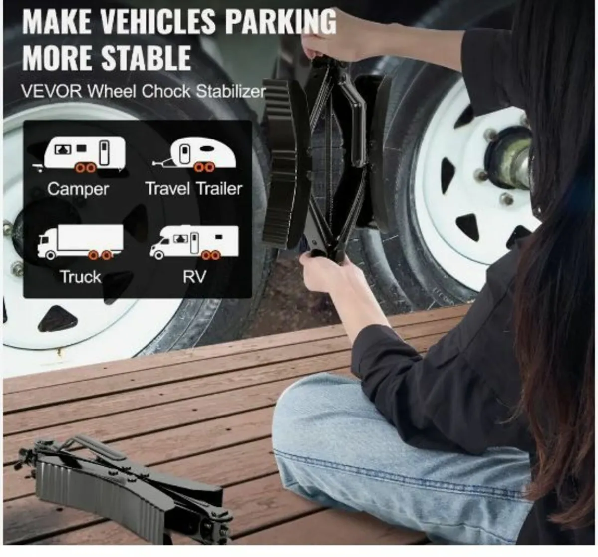 Wheel Chock Stabilizer 2 Sets - Image 4