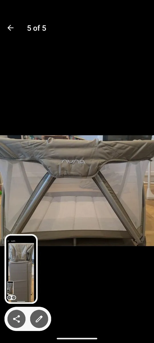 Travel cot - Image 1