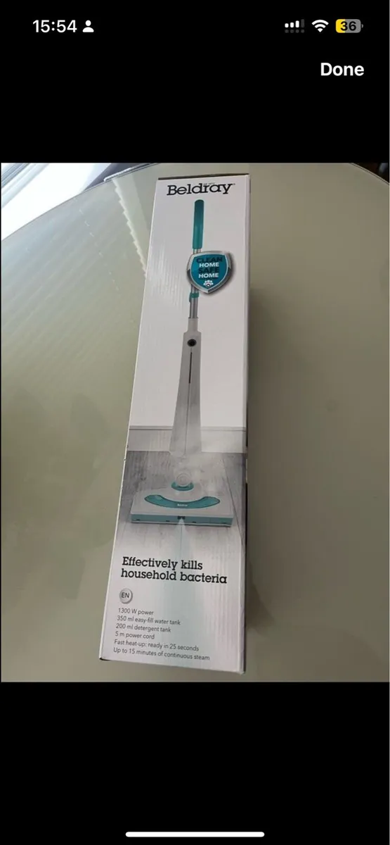 Brand new Beldray Detergent Steam Cleaner - Image 1
