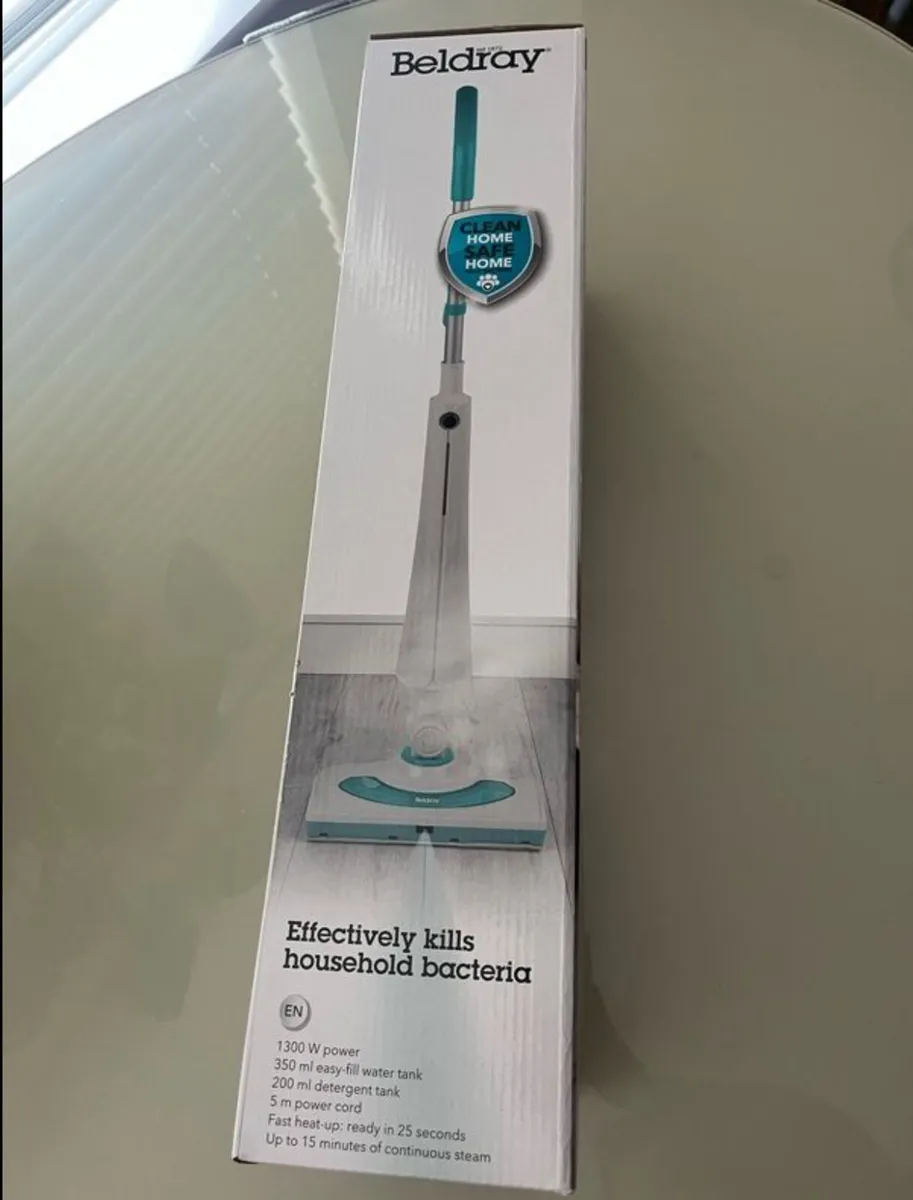 Brand new Beldray Detergent Steam Cleaner - Image 3