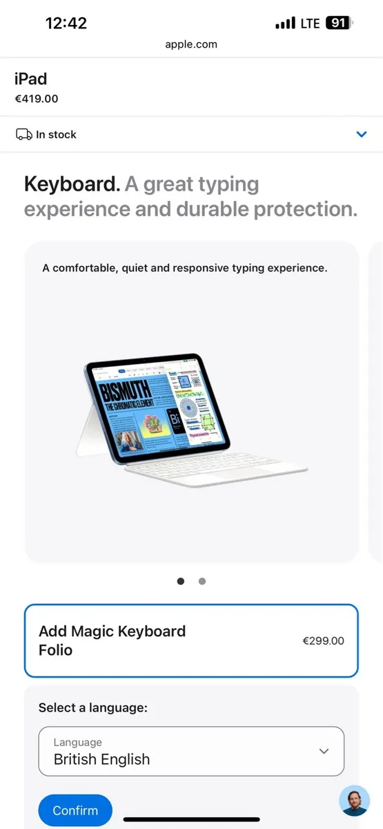 Ipad and keyboard - Image 2