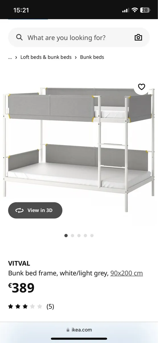 IKEA BUNK BED USED AND GOOD CONDITION