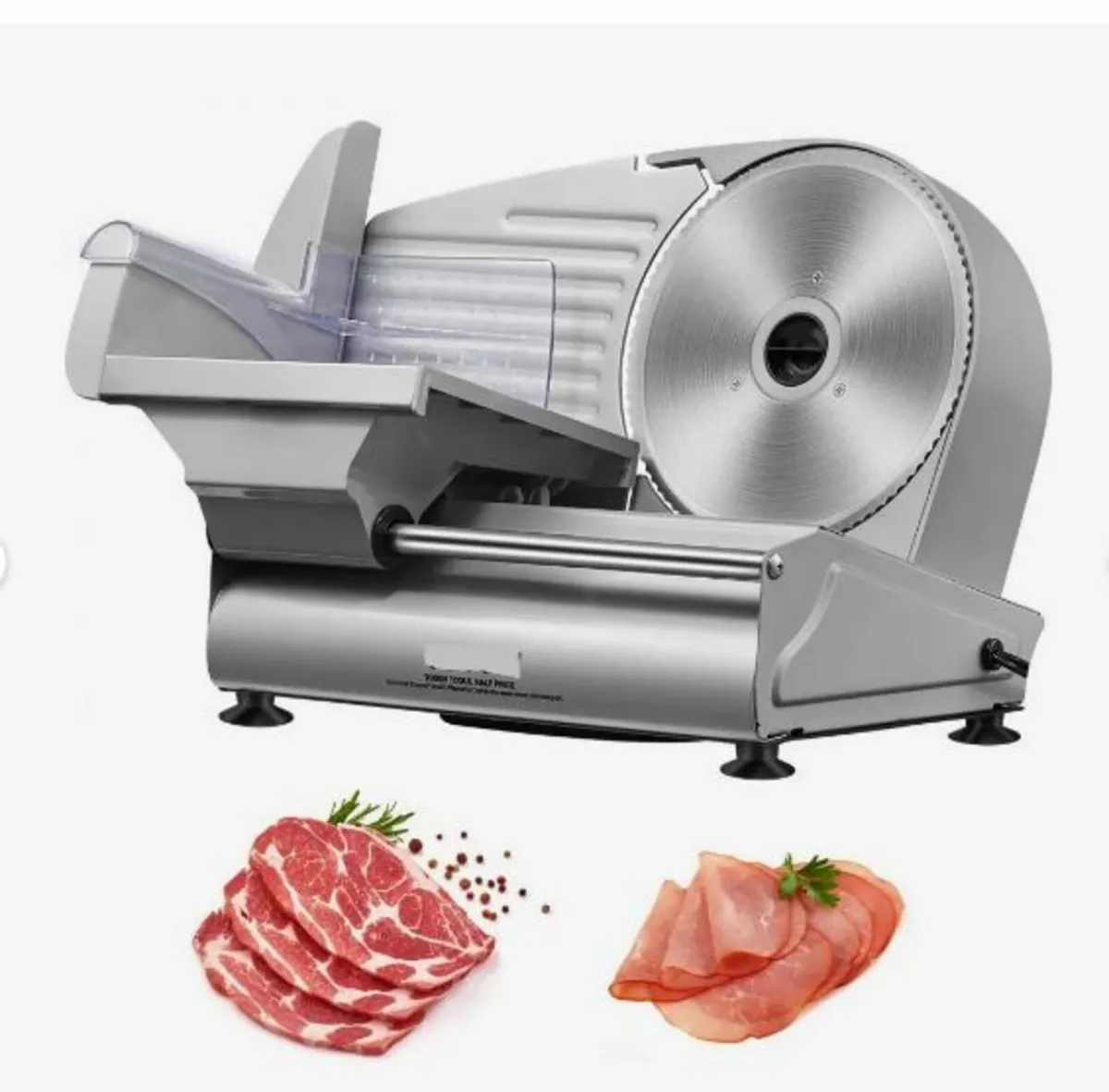 Meat Slicer, 180W Electric Deli Food - Image 1