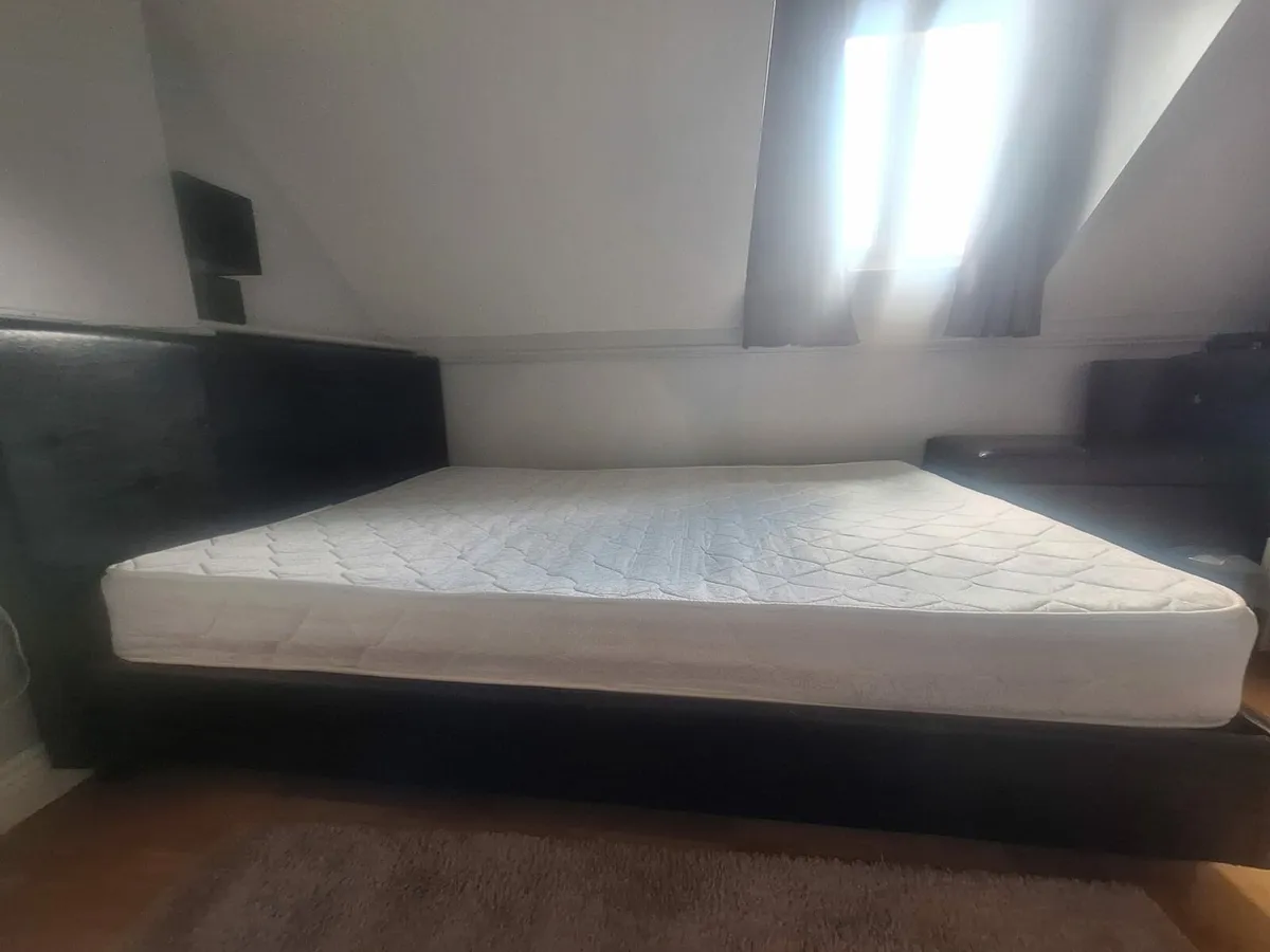 Double Mattress and Bed Frame - Image 1