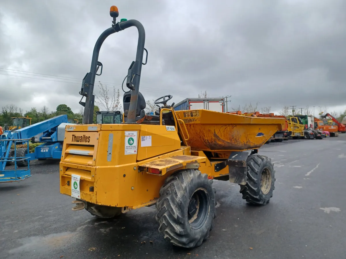 2017 Thwaites 6T Swivel Site Dumper For Auction - Image 3