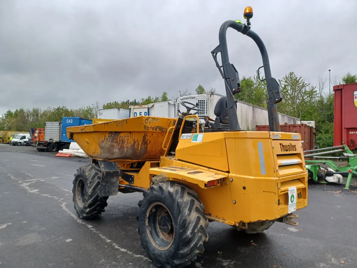 2017 Thwaites 6T Swivel Site Dumper For Auction - Image 4