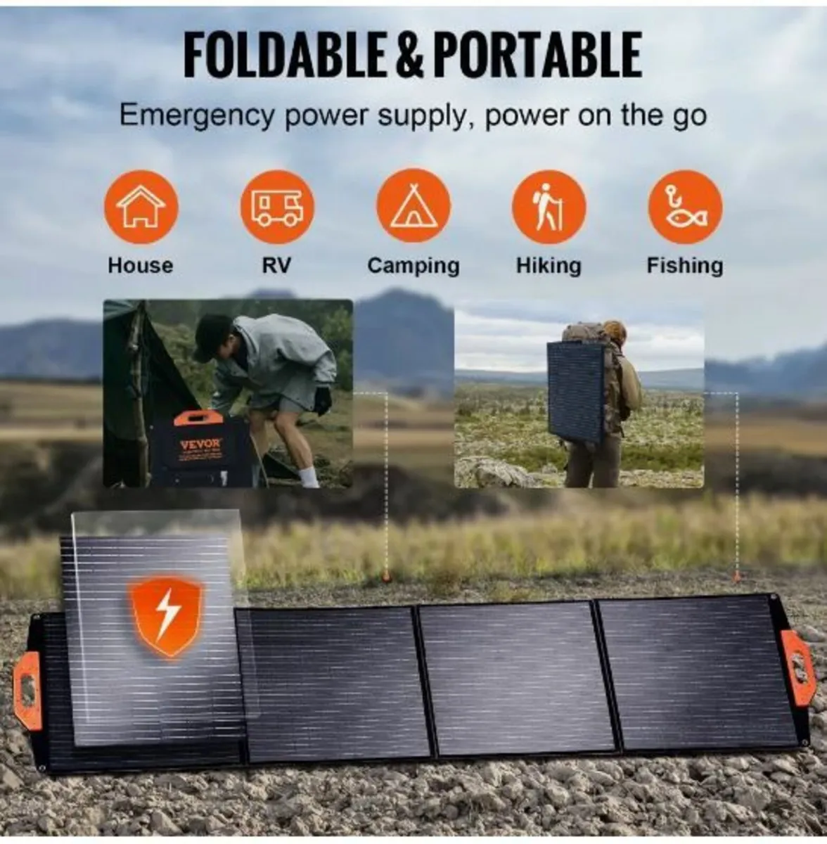 Portable Monocrystalline Solar Panel 200W - Image 3