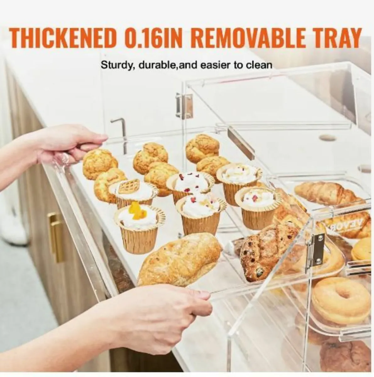Pastry Display Case, 3-Tier Commercial - Image 2