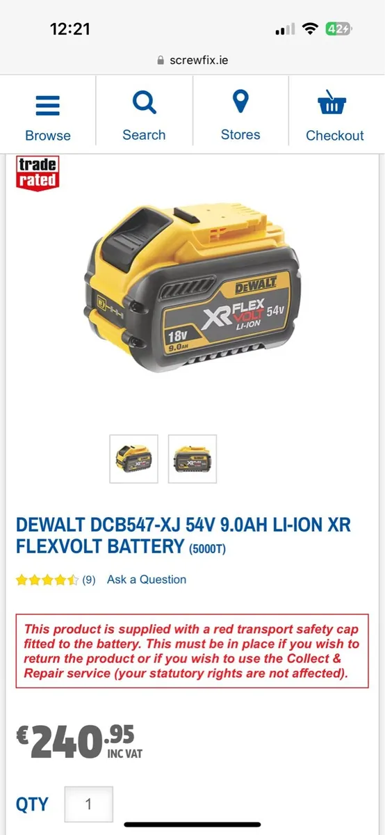 Dewalt drill battery