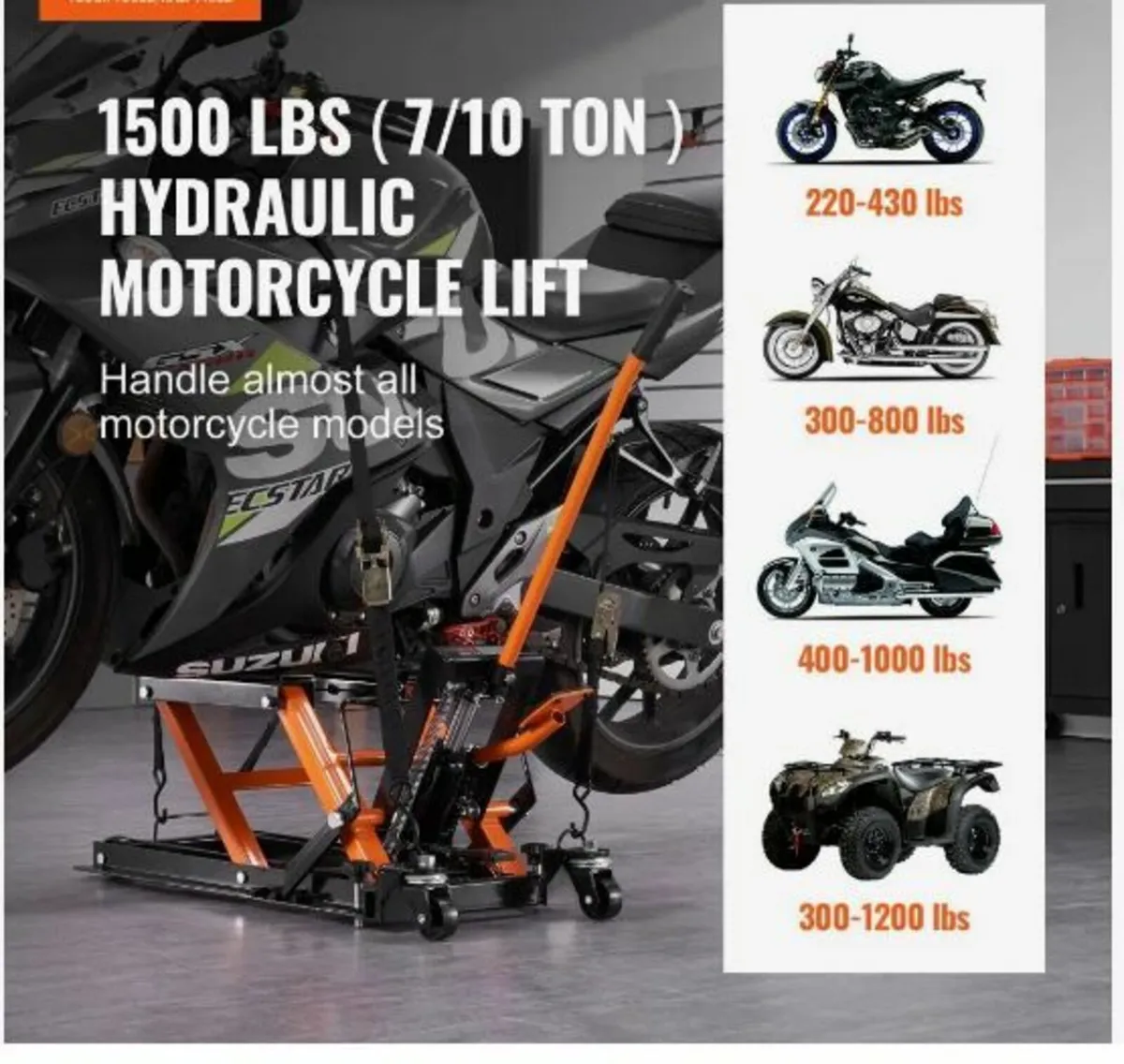 Motorcycle Hydraulic Pump Jack - Image 4