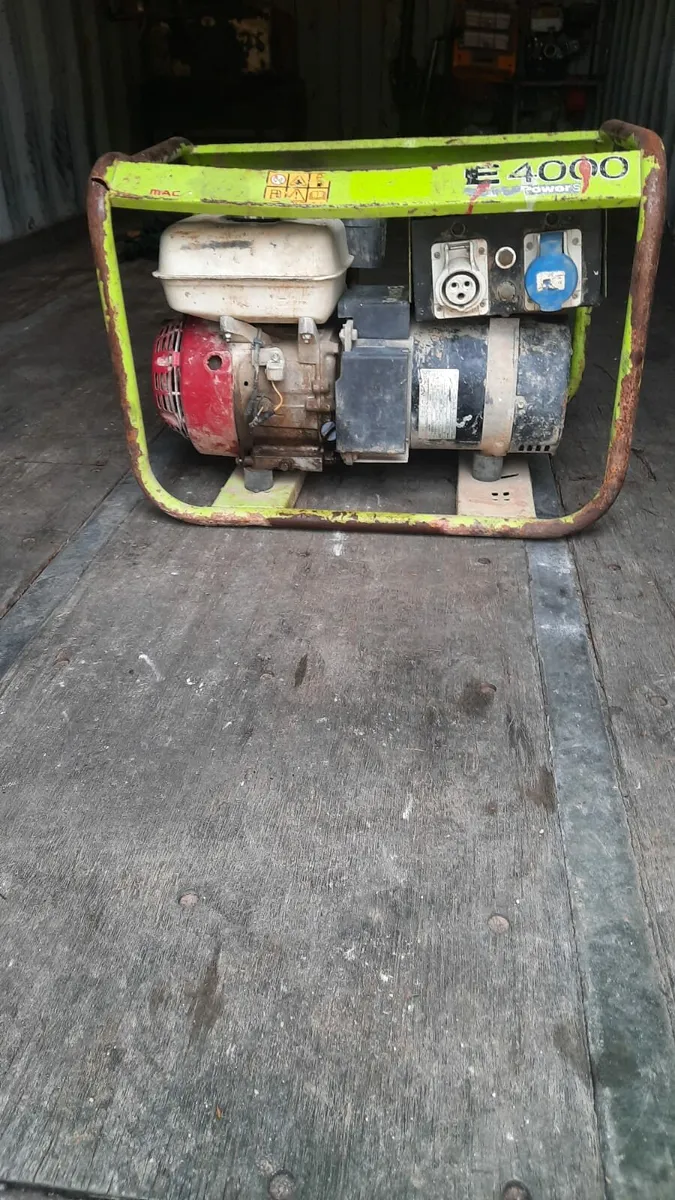 Generator-- Honda Petrol--3.5 KVA-- Perfect condit - Image 3