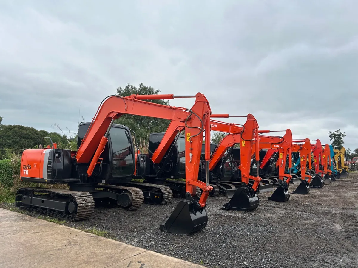 3 - 8 Tonne Diggers For Sale @ Trade Prices - Image 1