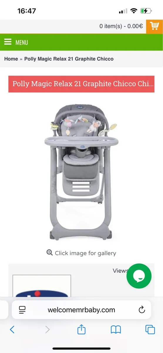 Chicco Highchair - Image 1