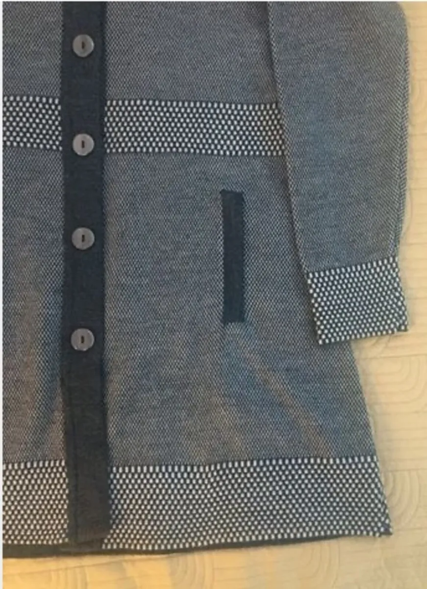Per Una Grey Cardigan Size L - Image 4