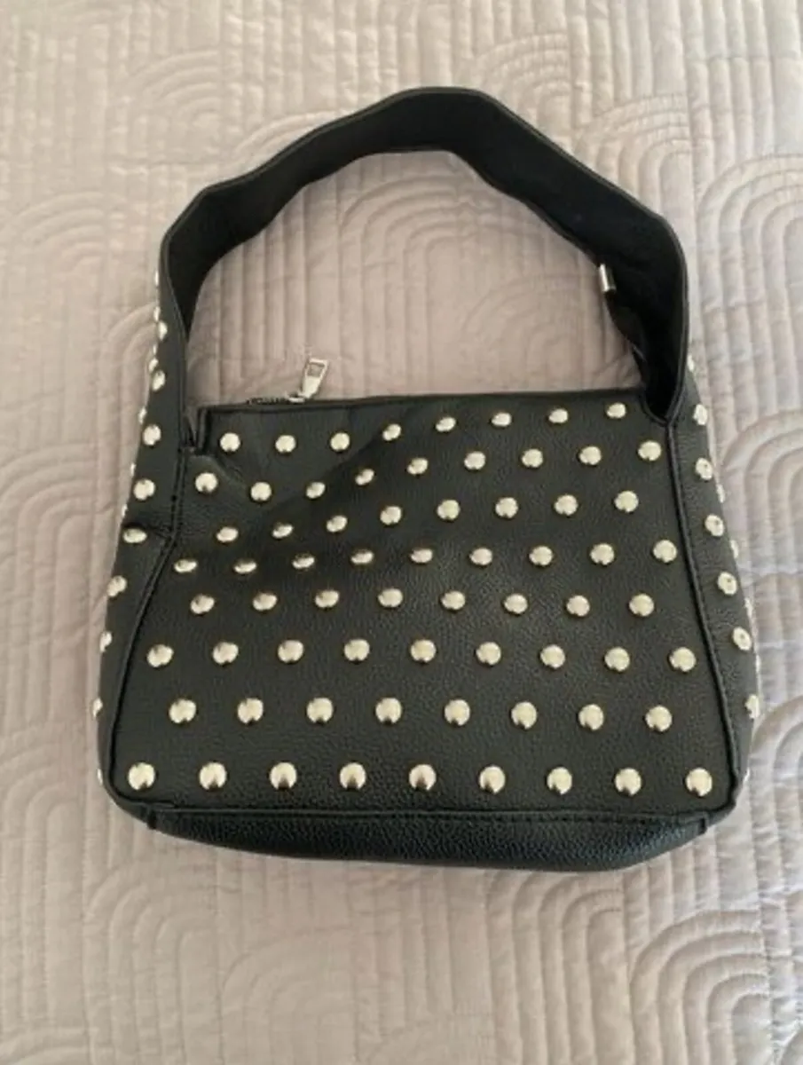 Shein - Black Studded Bag - Image 1