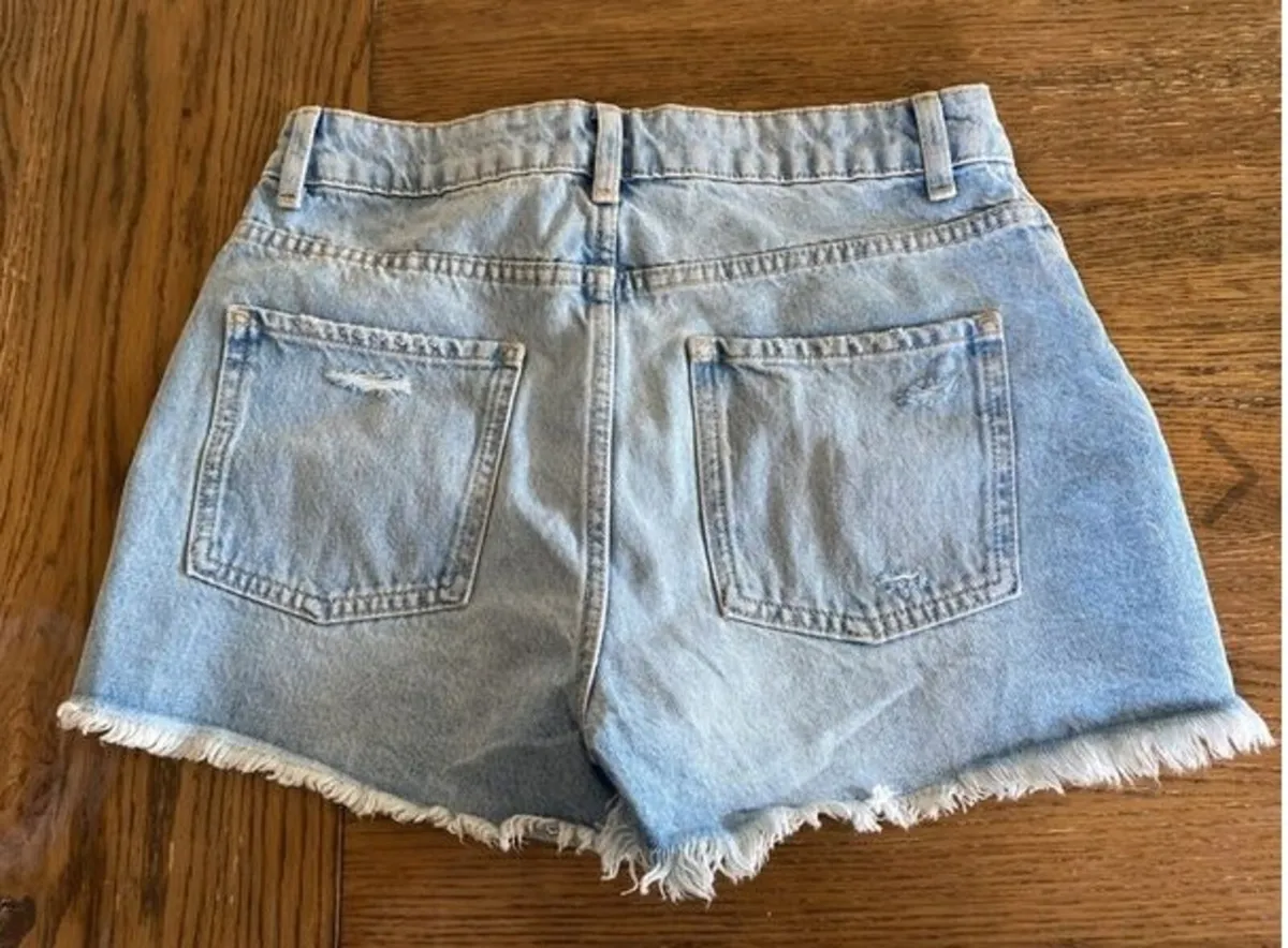 Penneys denim high-waist shorts Size 8 - Image 4