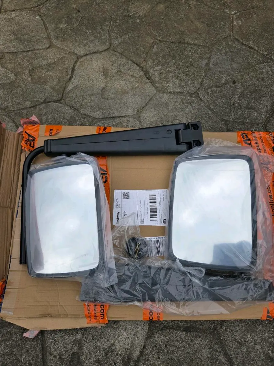 Pair of telescopic wide mirror arms with mir - Image 1