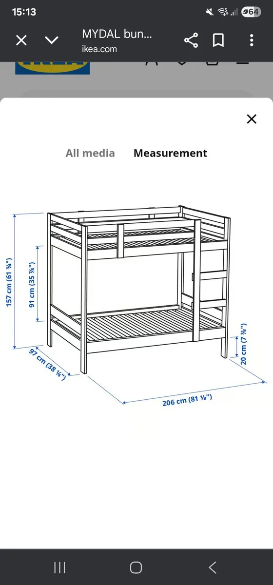 IKEA MYDAL Bunk Bed - Image 2