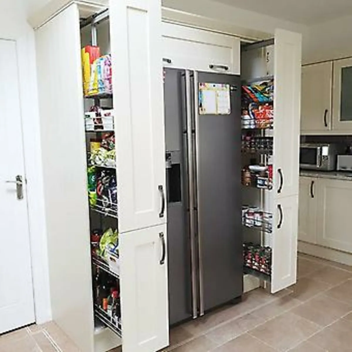 Tall Metal Pull out Kitchen larder Drawer - Image 2