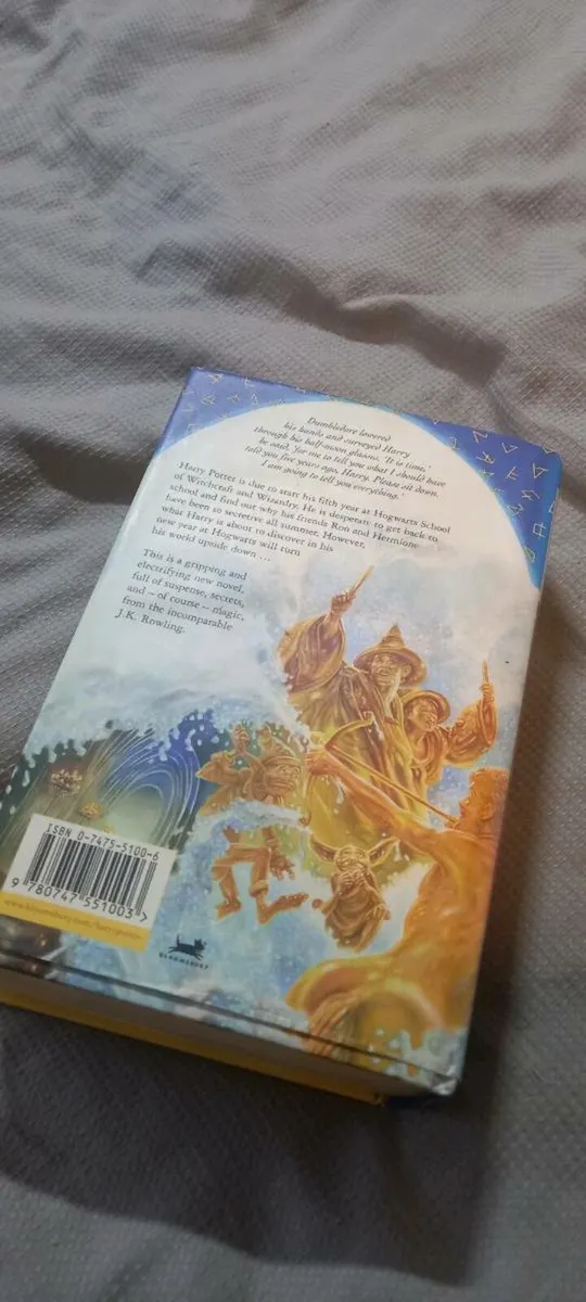 First UK Edition Harry Potter Hardback w/errors - Image 2