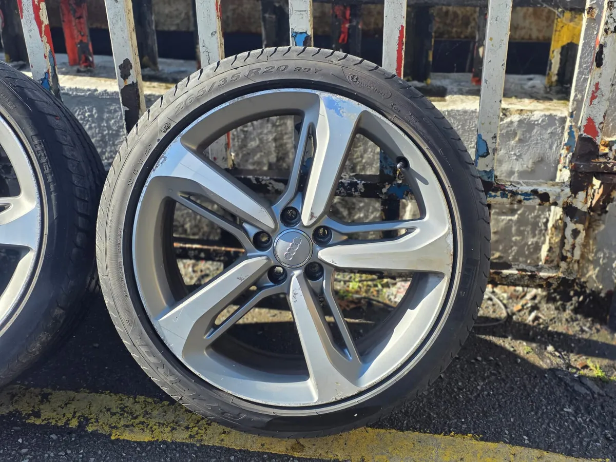 4 Genuine Audi 20" Alloys 5X112 - Image 1
