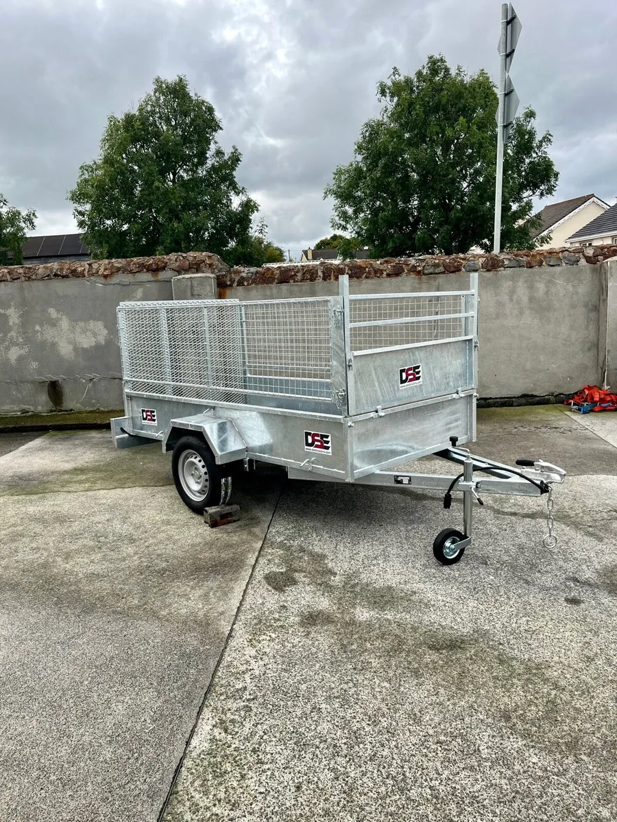 New galvanised car trailer 8x4 - Image 1