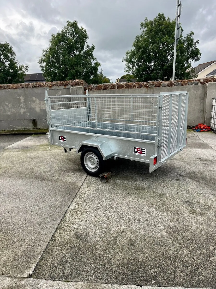 New galvanised car trailer 8x4 - Image 2
