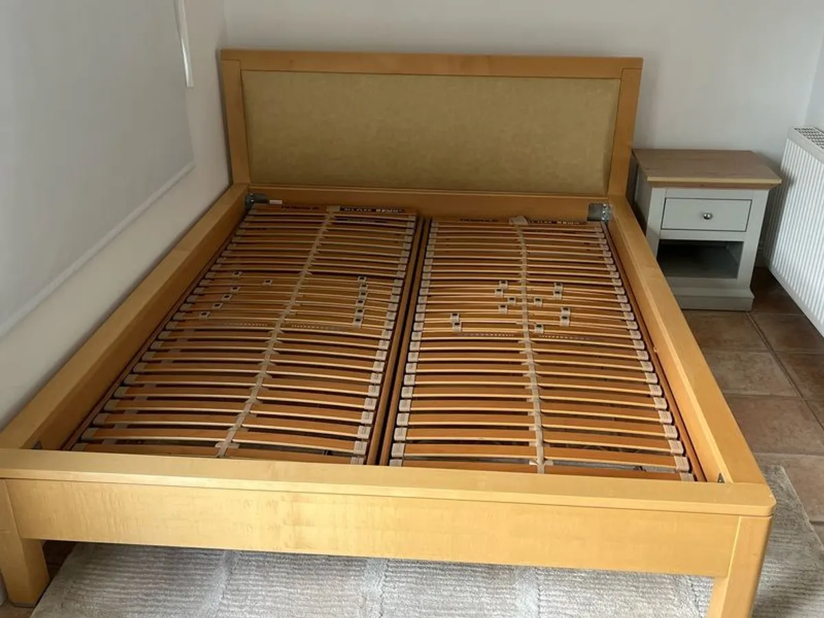 King size bed frame - Image 1