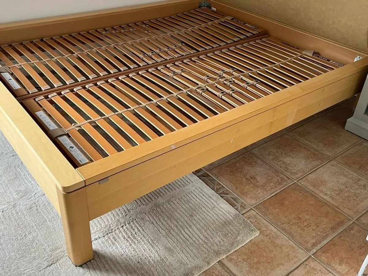 King size bed frame - Image 2
