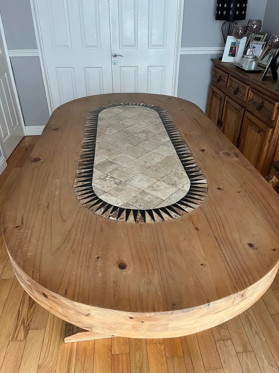 Mexican Pine Kitchen / Dining room table - Image 2
