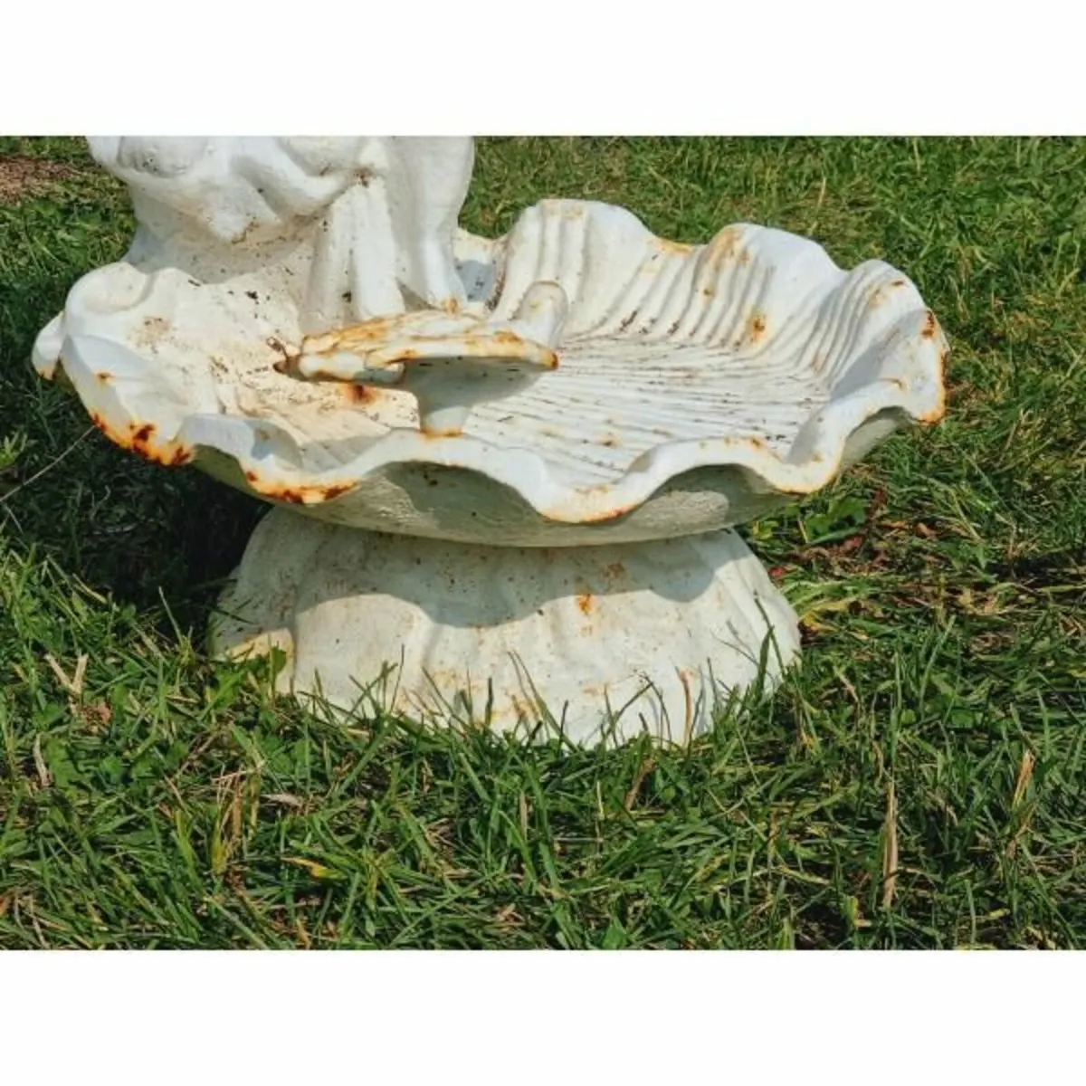 Cherub Bird Bath H142 - Image 3
