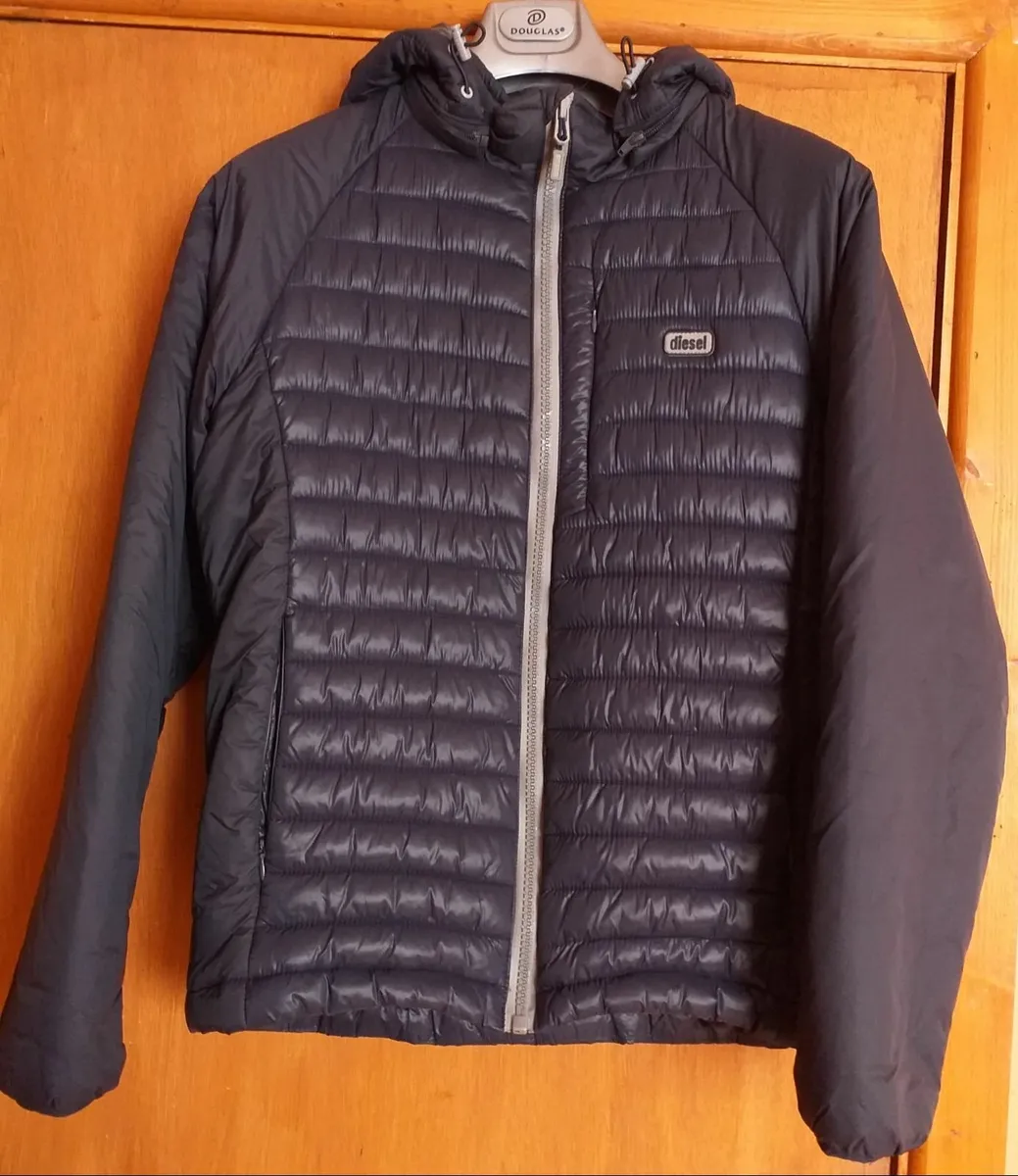 MENS  WINTER   DIESEL JACKET - NAVY BLUE-MEDIUM - Image 1
