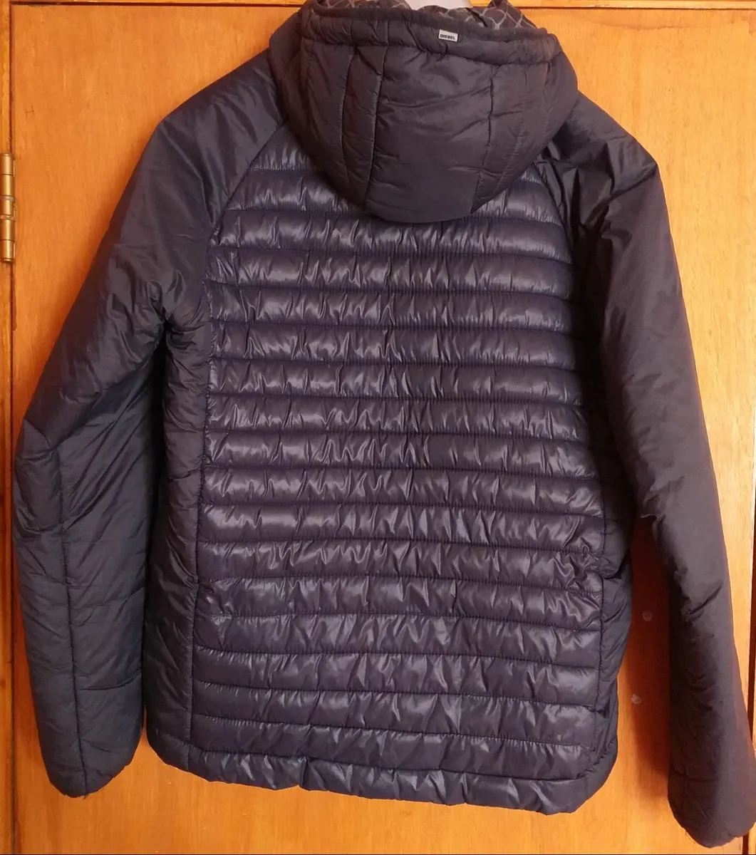 MENS  WINTER   DIESEL JACKET - NAVY BLUE-MEDIUM - Image 2