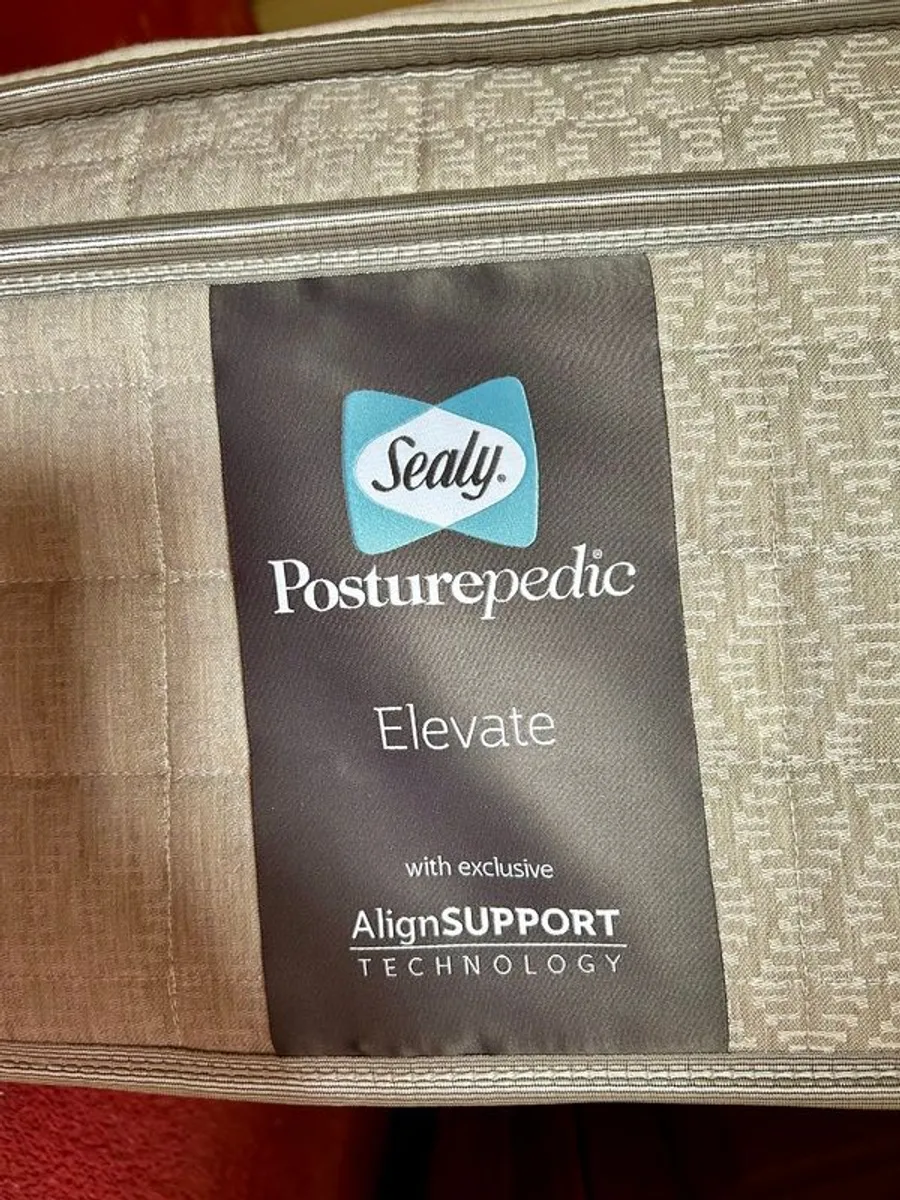 Sealy Allegro King Size Mattress and Base - Image 2