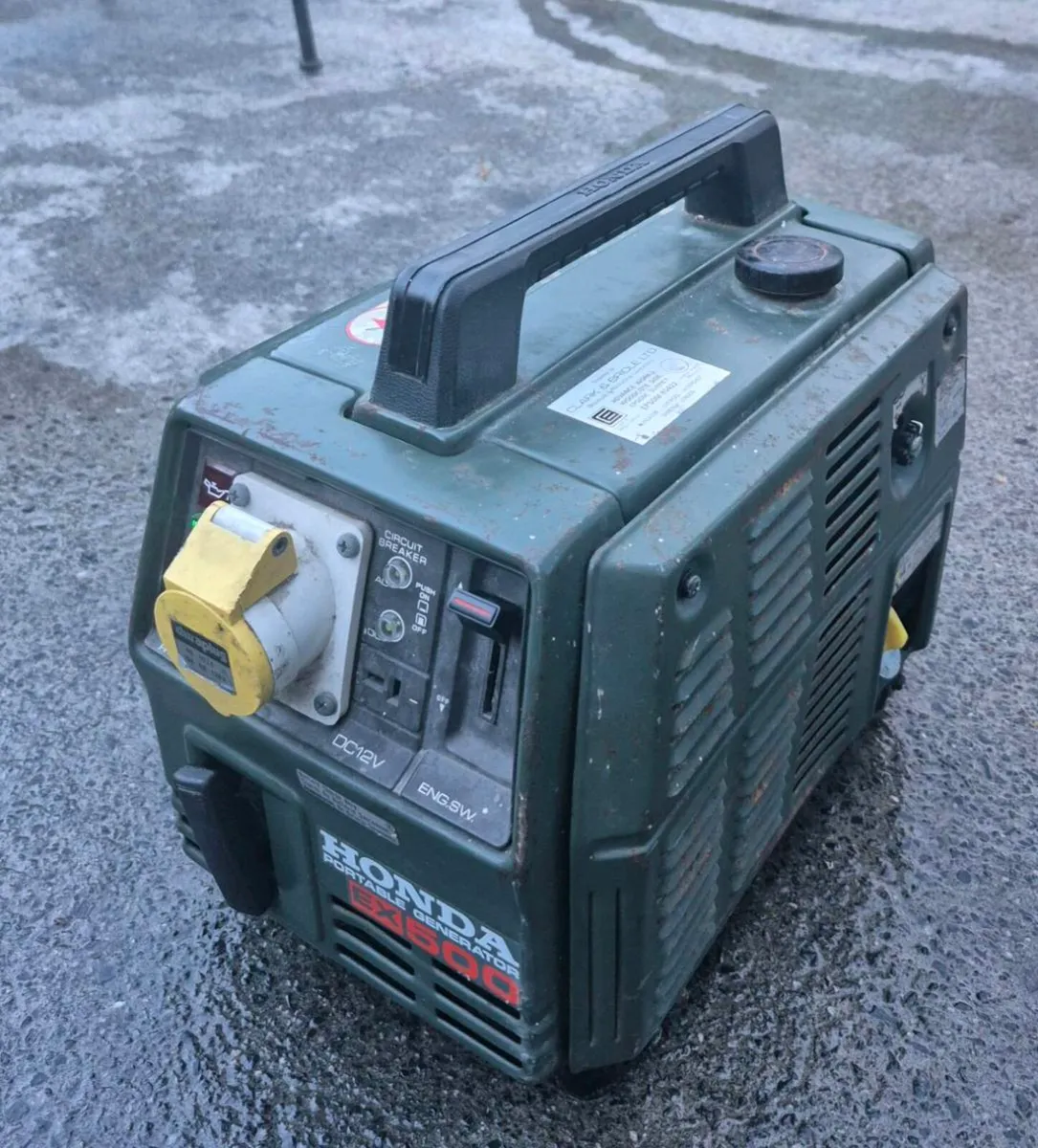 HONDA EX500 PETROL PORTABLE GENERATOR. IDEAL - Image 1