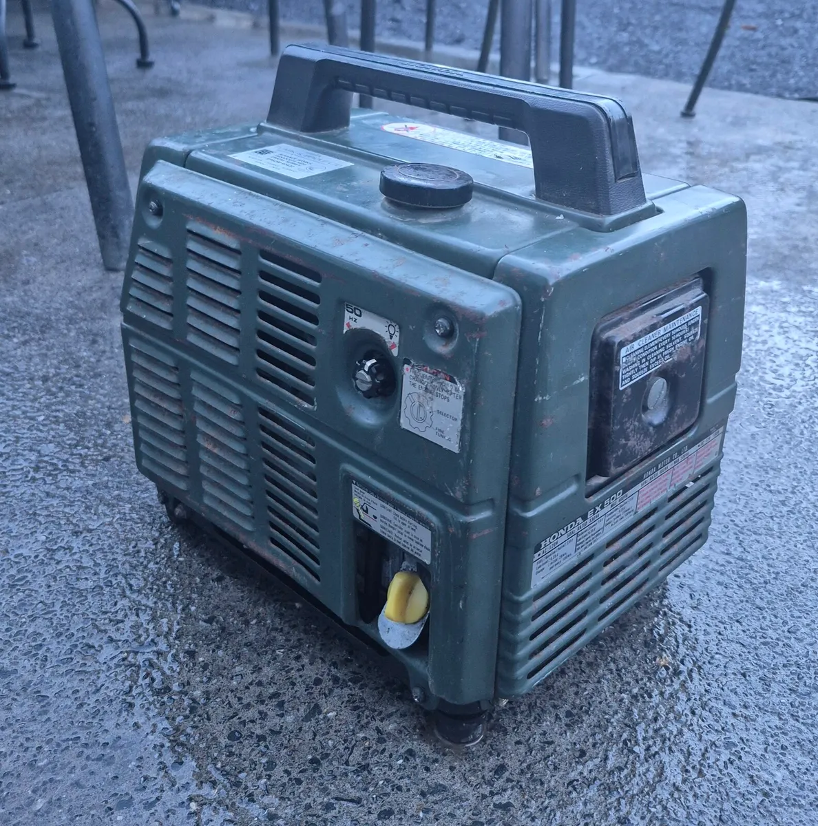 HONDA EX500 PETROL PORTABLE GENERATOR. IDEAL - Image 3