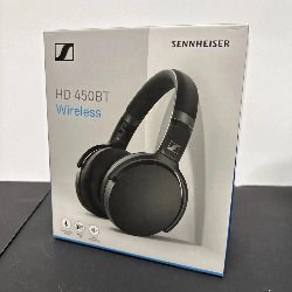Sennheiser HD 450BT Noise-Cancelling Wireless Bluetooth Headphones (Black) Like New - Image 1