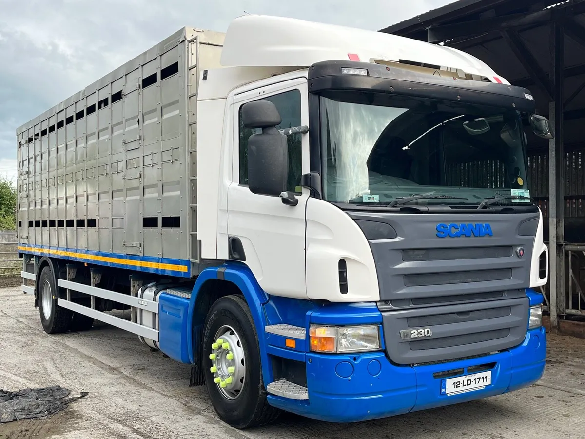 2012 SCANIA P230 CATTLE TRUCK - Image 1