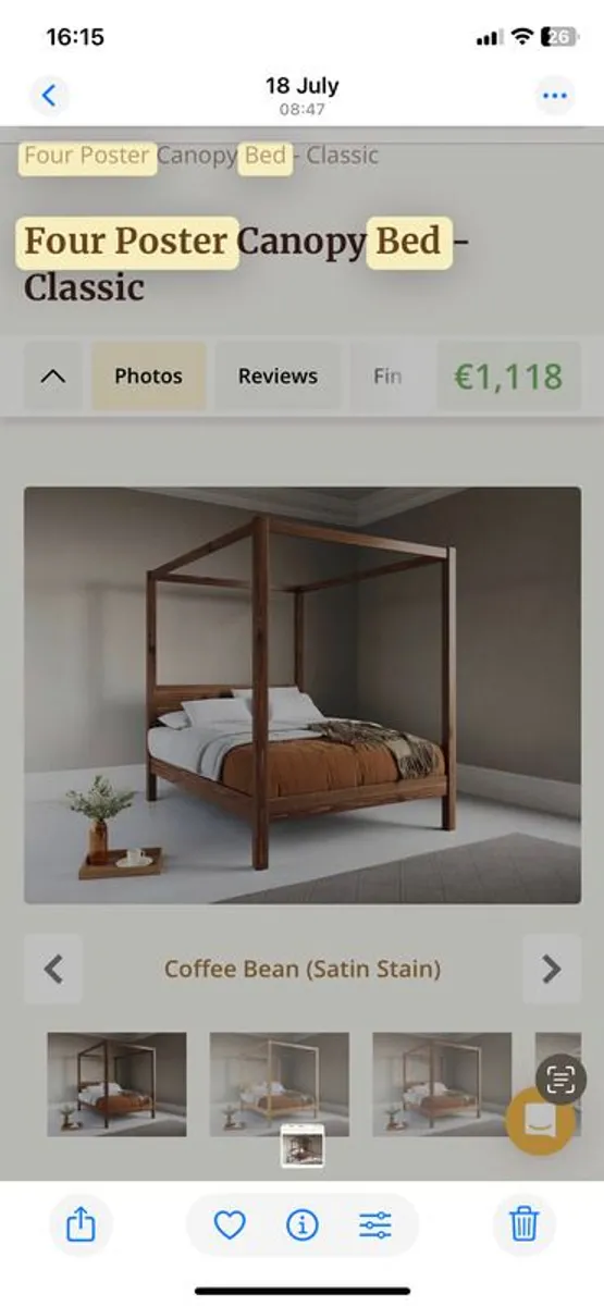 King sized bed - Image 1