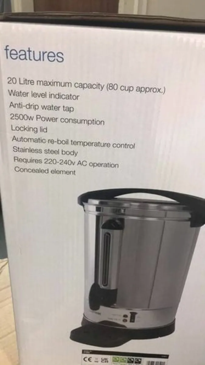 20 Litre Catering Urn Water Boiler - Image 1