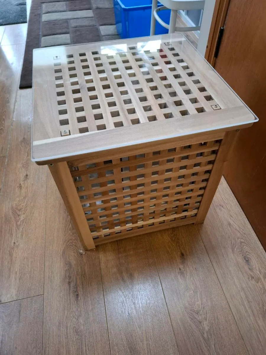 Side Table with Storage (two of same item) - Image 1