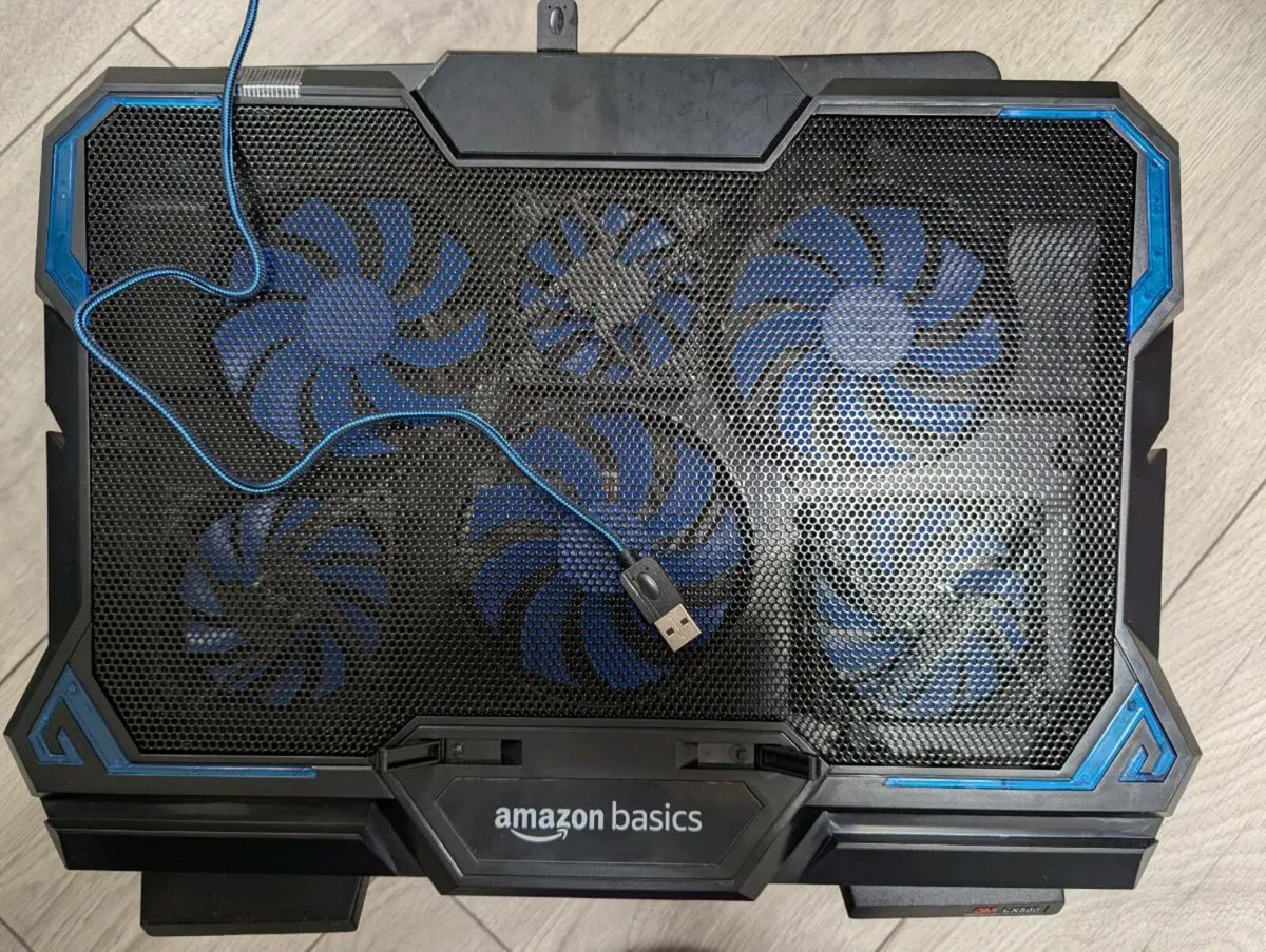 Laptop Cooling Pad with Selfie Stick Tripod - Image 2