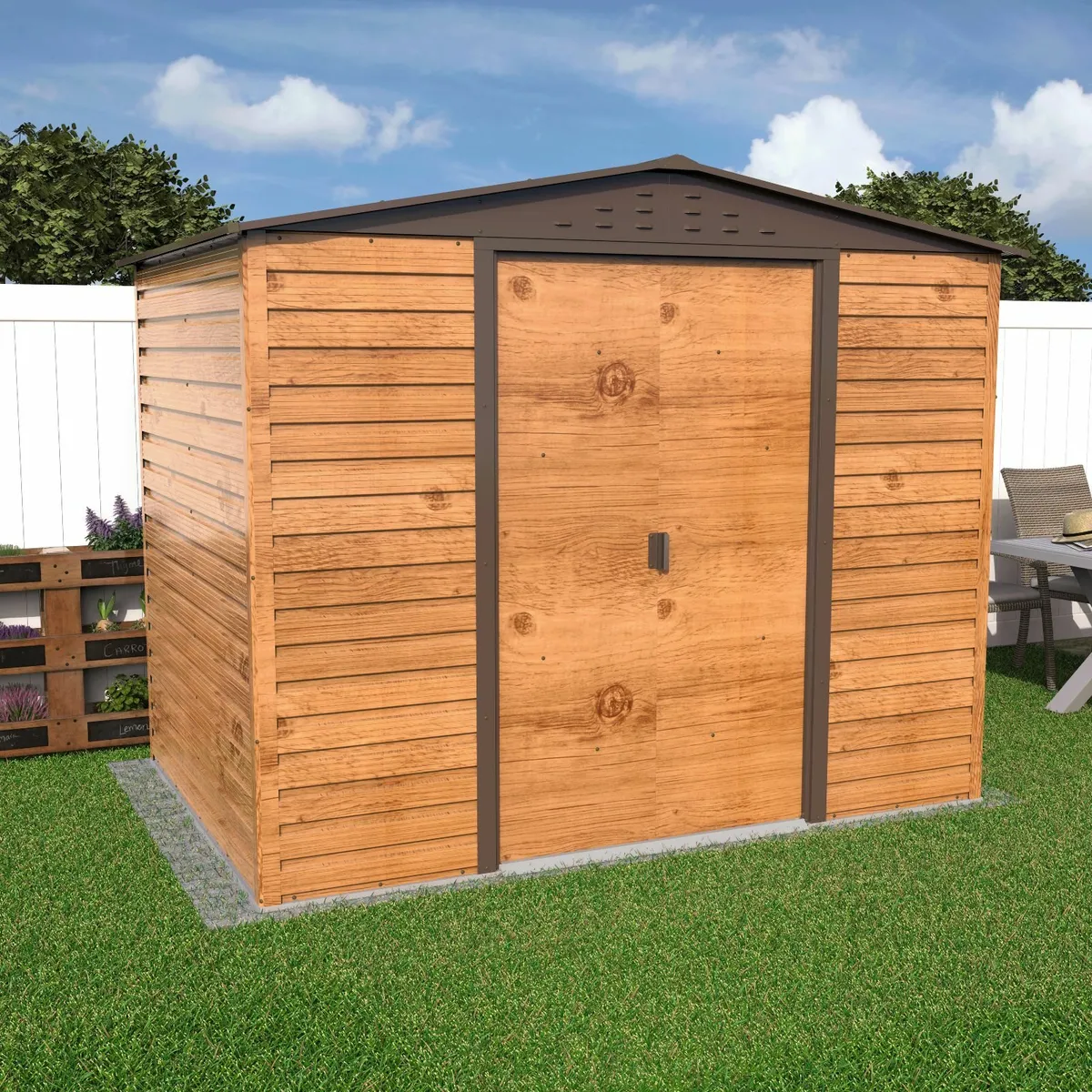 Alpine Steel Sheds - Various Sizes - Delivery Inc - Image 2