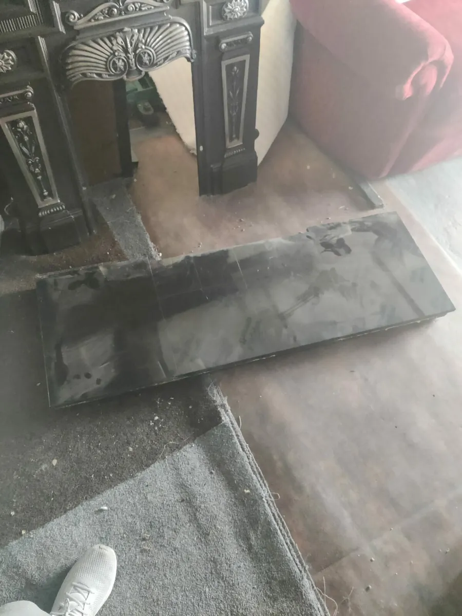 Cast Iron fire place and hearth - Image 2