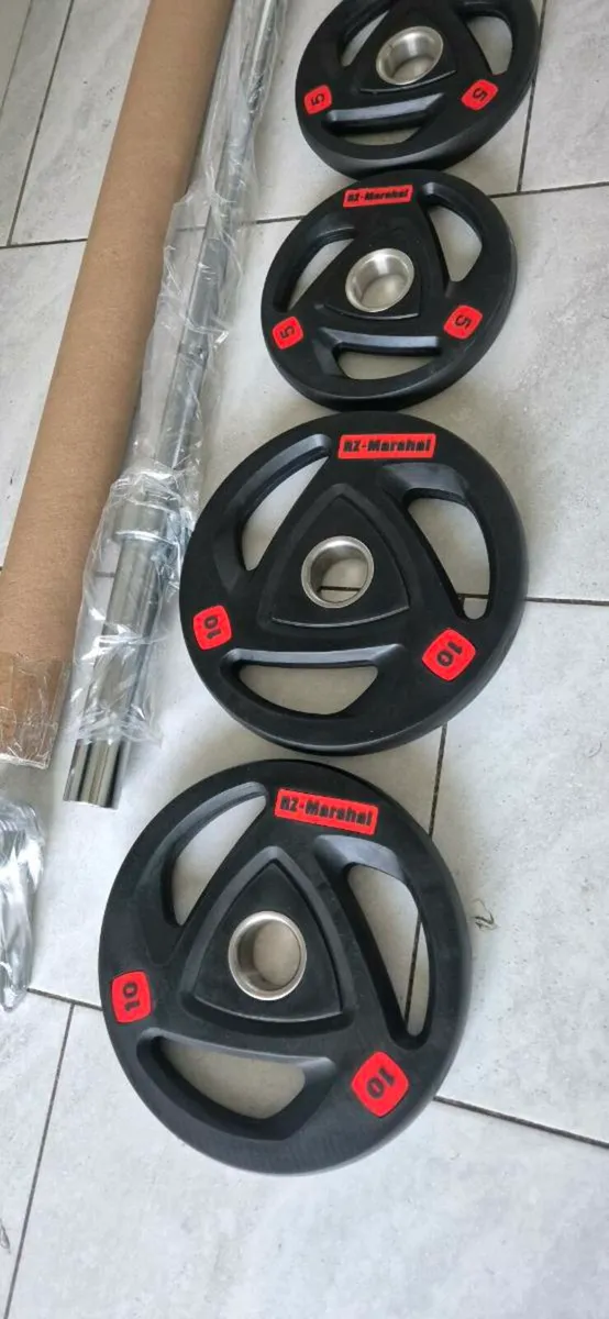 Brand new Olympic weight lifting weight set B - Image 4