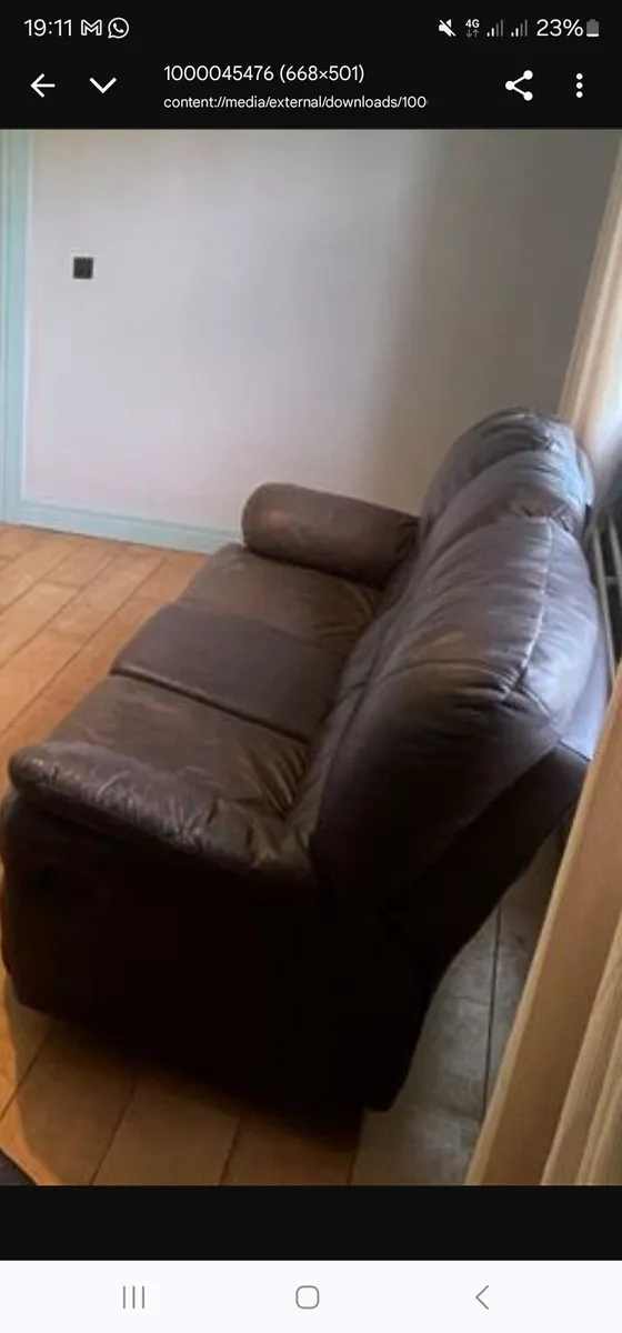 3 piece leather suite