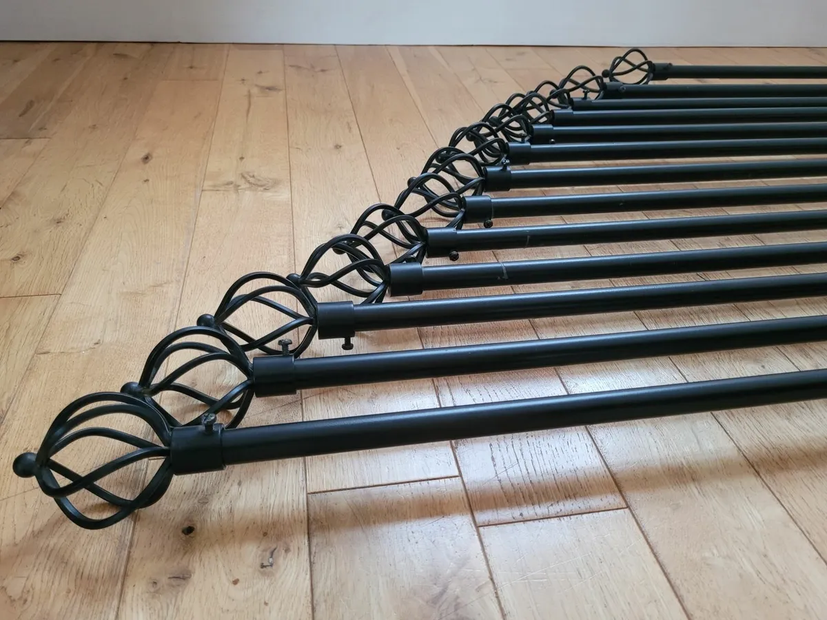 Curtain Poles + Wall Mount Brackets - Image 3