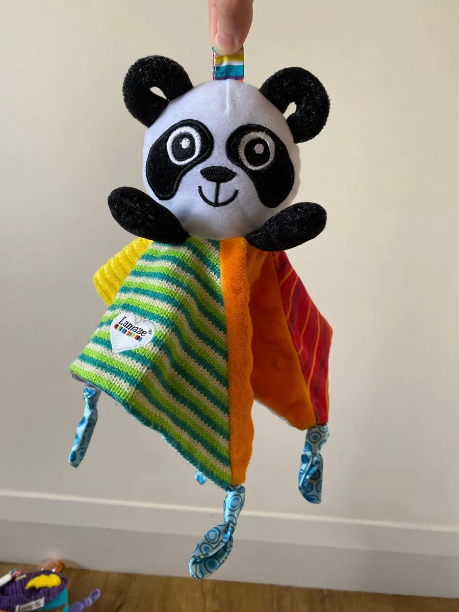 Lamaze Panda Baby Comforter/ Blanket Sensory Toy - Image 2