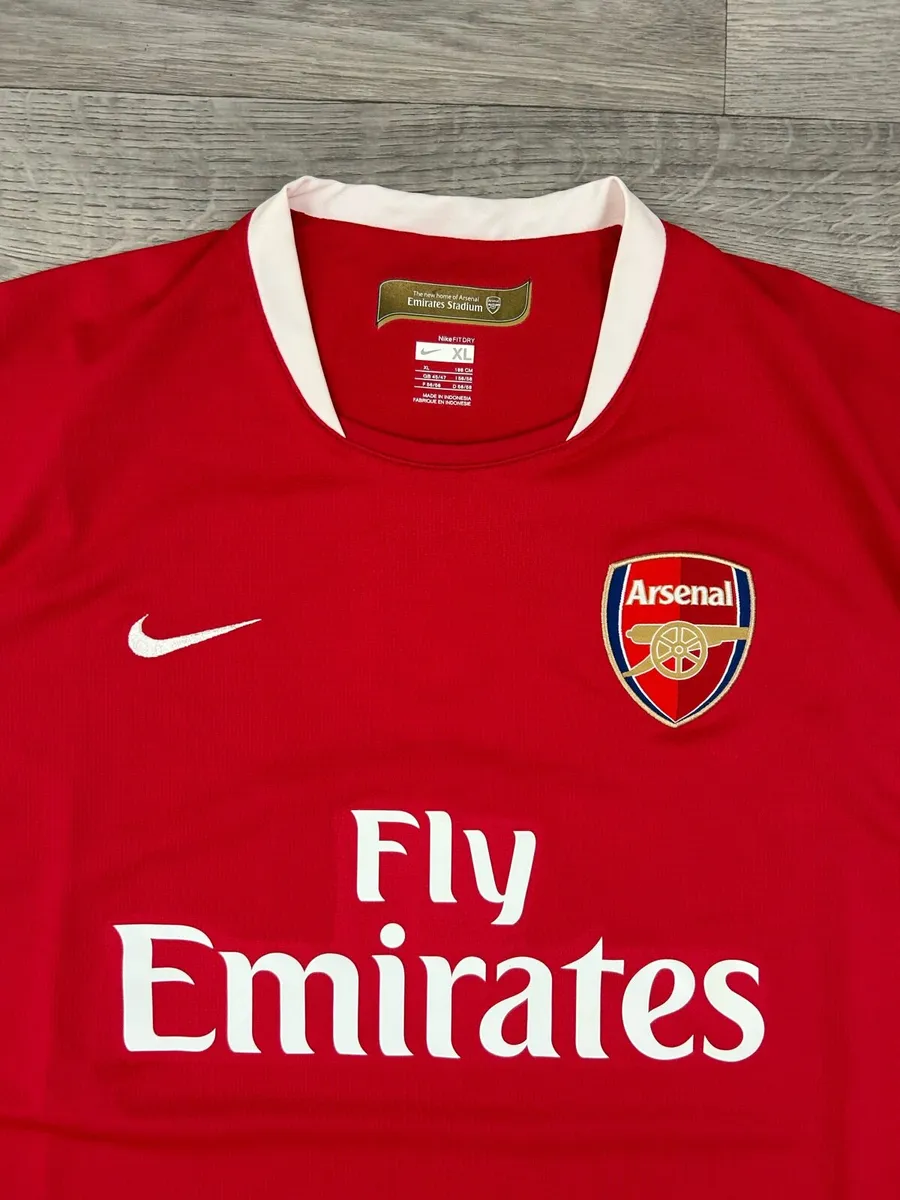Vintage 2006 Nike Arsenal London Home Jersey XL - Image 3