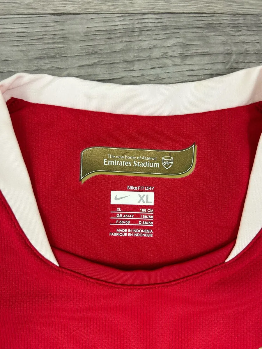 Vintage 2006 Nike Arsenal London Home Jersey XL - Image 4